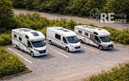 Na prenájom parkovacie státie pre karavan – BA, Polianky