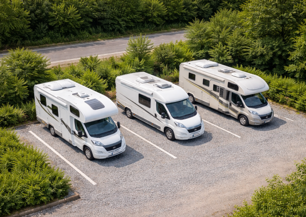 Na predaj parkovacie státie pre karavan – BA, Polianky