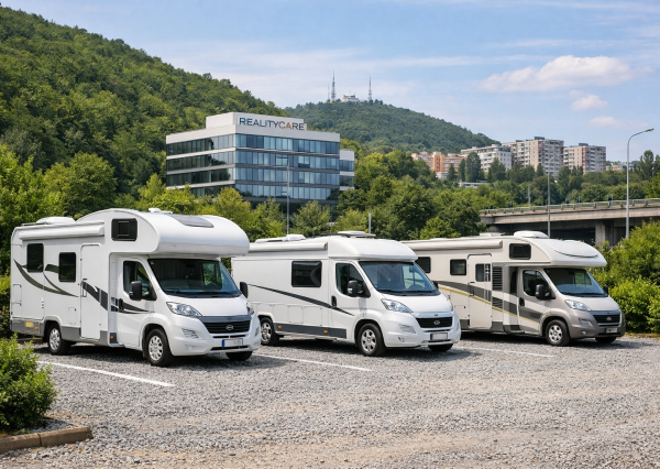 Na prenájom parkovacie státie pre karavan – BA, Polianky