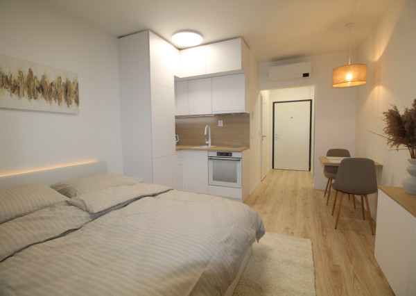 Na prenájom kompletne zariadený 1 izbový byt v novostavbe