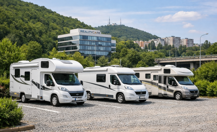 Na prenájom parkovacie státie pre karavan – BA, Polianky - fotografia 1