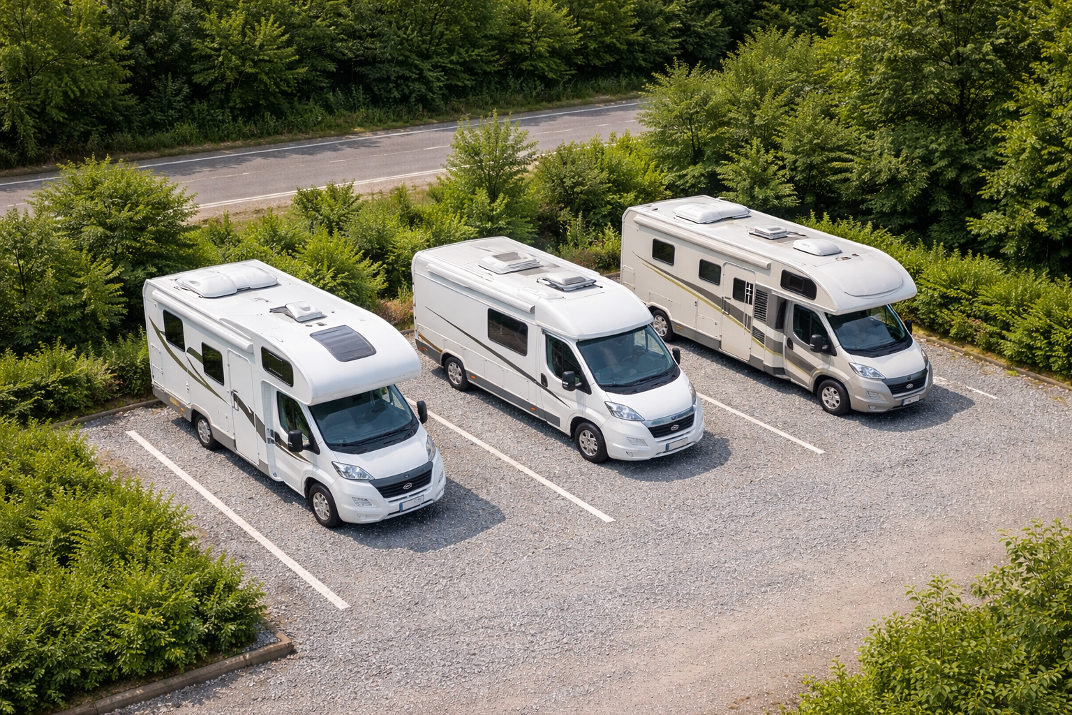 Na predaj parkovacie státie pre karavan – BA, Polianky