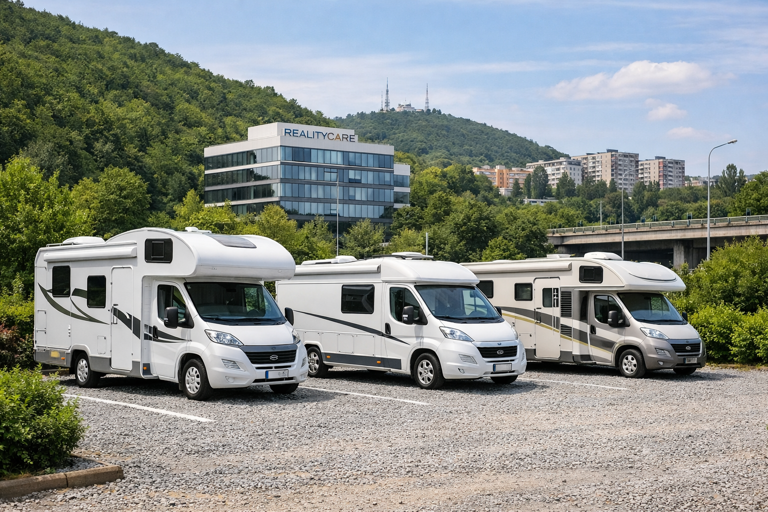 Na prenájom parkovacie státie pre karavan – BA, Polianky