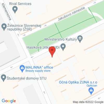Google map: Jakubovo námestie 14